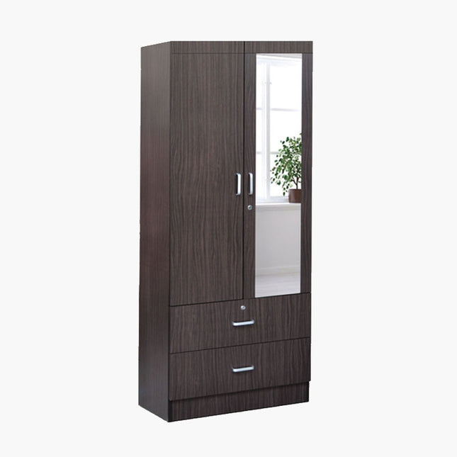 Eden Open Door Wardrobe with Mirror – Big