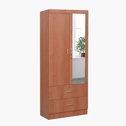 Eden Open Door Wardrobe with Mirror - Small