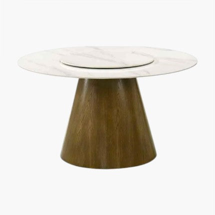 Nijoon Round Sintered Stone Dining Set (1+6)