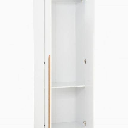 Rich Open Door Wardrobe - White
