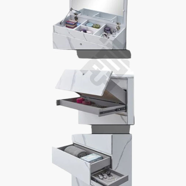 Uhani Chest of Drawer with Mirror and Hidden Storage - Promo