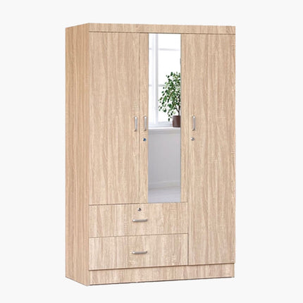 Enoi Open Door Wardrobe with Mirror – Small