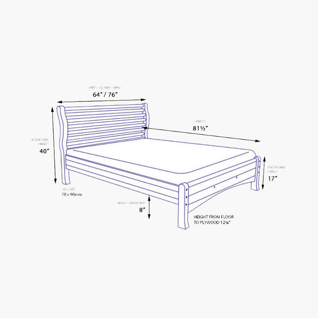 Dancy Wooden Bedframe