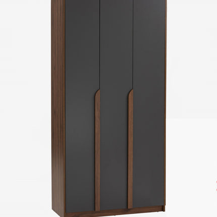 Enrich Open Door Wardrobe-Walnut