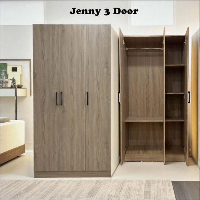 Essential Open Door Wardrobe - 3 Door