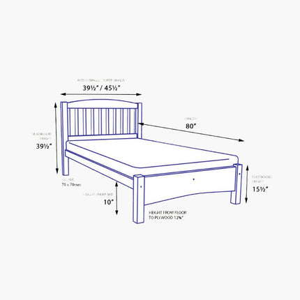Harnic Wooden Bedframe
