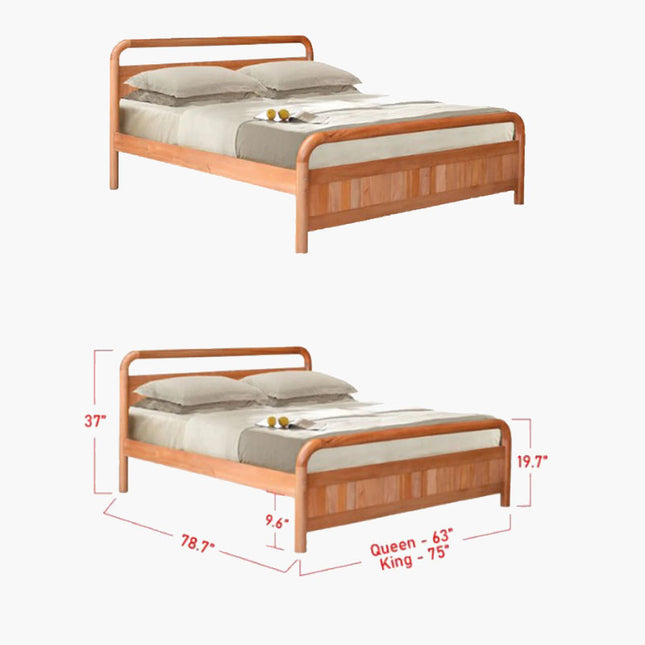 Pamela wooden Bedframe - Queen