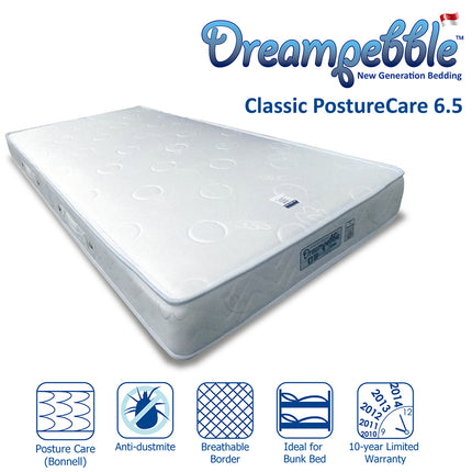 Dreampebble Classic PostureCare 6.5" Mattress