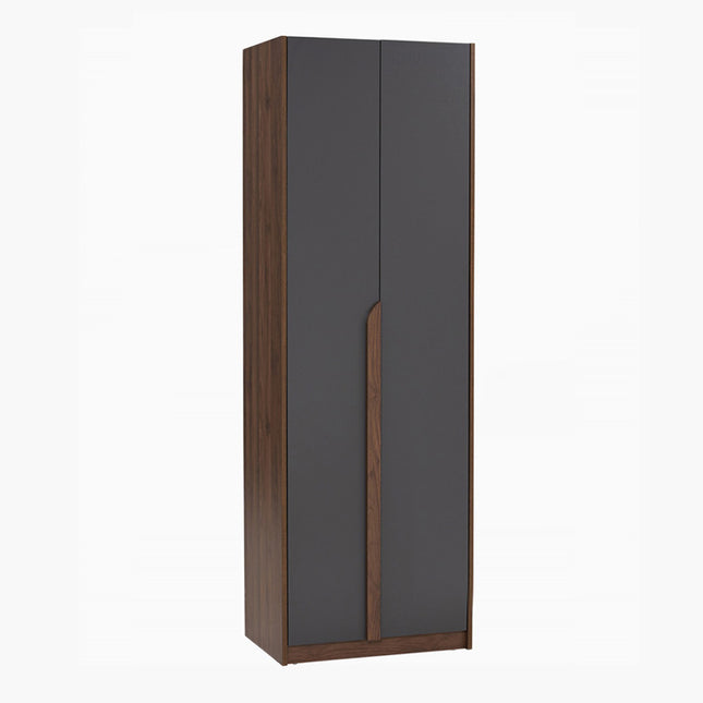 Rich Open Door Wardrobe - Walnut