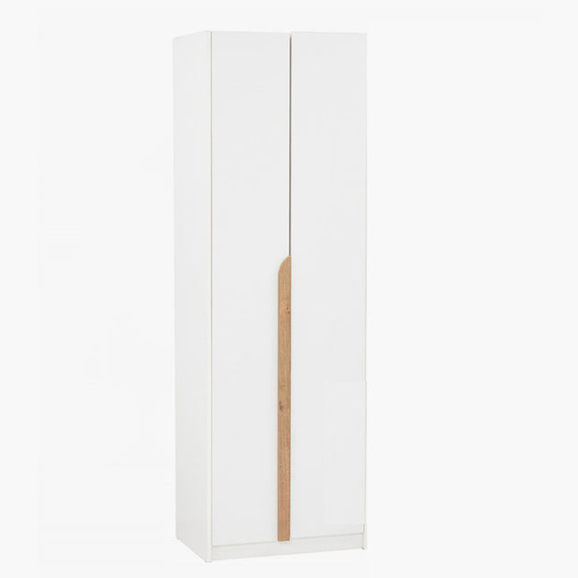 Rich Open Door Wardrobe - White