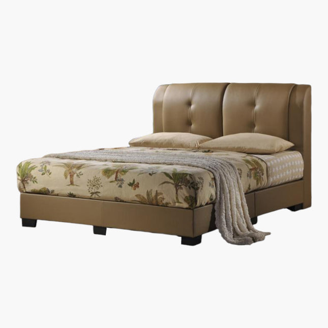 Larisa Faux Leather Bedframe - 2