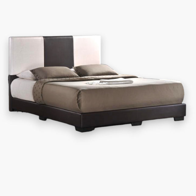 Fyodor Faux Leather Bedframe - 1