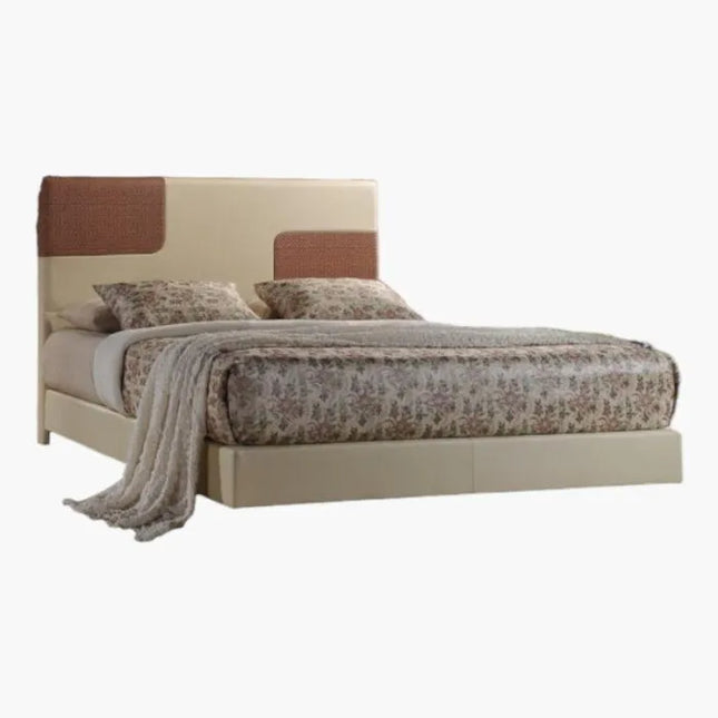 Fyodor Faux Leather Bedframe - 4
