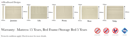 ORLANDO CREST MATTRESS AND STORAGE BED BUNDLE DEAL