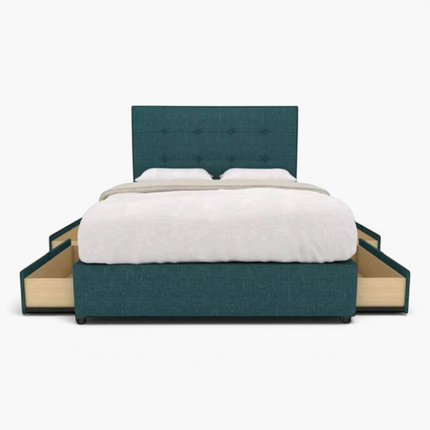Jalam Fabric Bedframe with Drawer