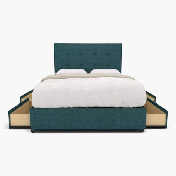 Jalam Fabric Bedframe with Drawer