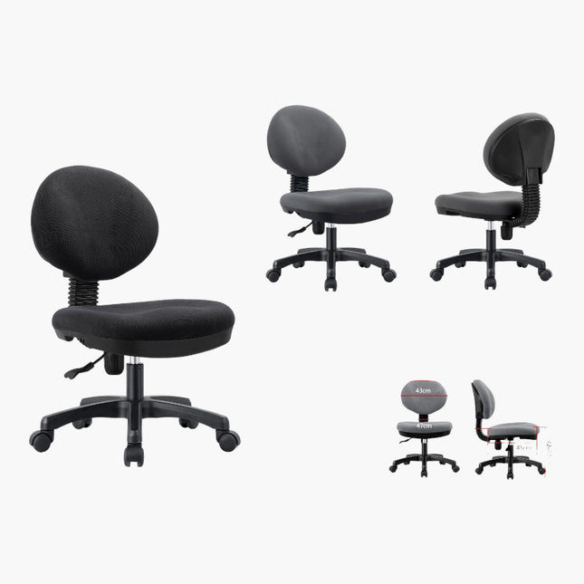 Amani Armless Compact Study and Office Chair Singapore