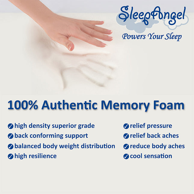 SleepAngel Premium Memory Foam Mattress