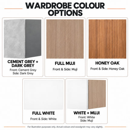 Mahavin Open Door Modular Wardrobe