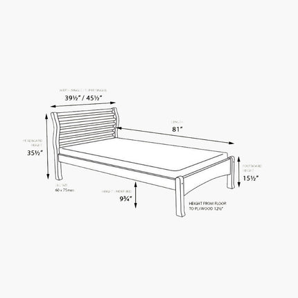 Dancy Wooden Bedframe