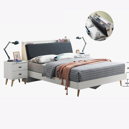 Alexis Wooden Bedframe – Queen