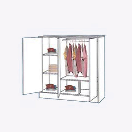 Princess Open Door Wardrobe for Kids