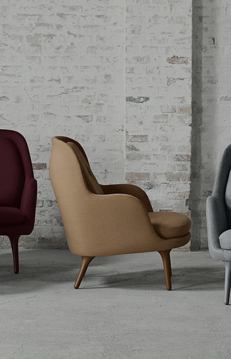 different colors of premium fabric lounge chairs