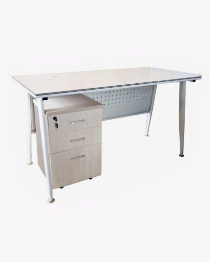 office desk with mobile pedestal drawer