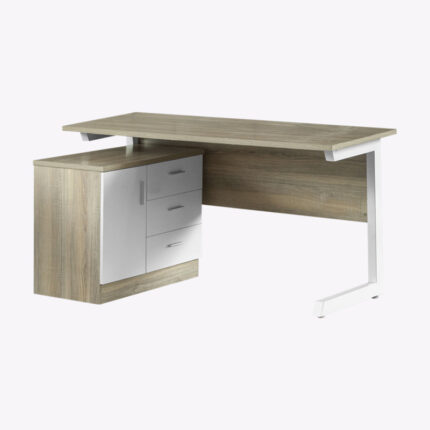 office desk with pedestal drawer