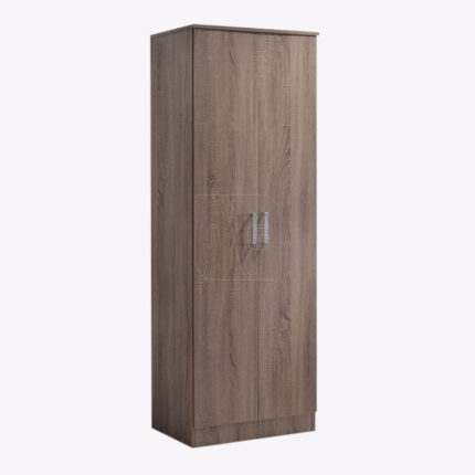 wooden 2 doors wardrobe
