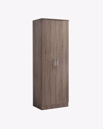 wooden 2 doors wardrobe