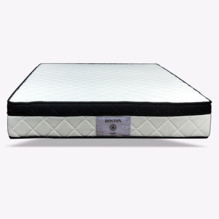 black-white premium pocketed spring mattress