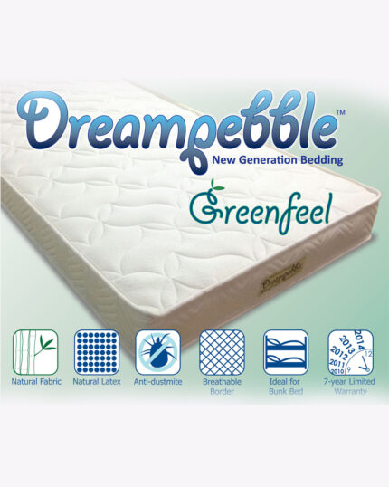 Dreampebble Greenfeel mattress specifications
