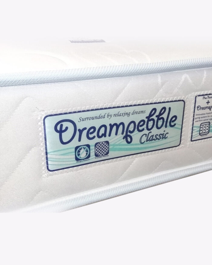 Dreampebble classic thick white mattress