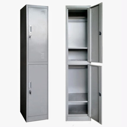 steel 2 doors locker cabinet