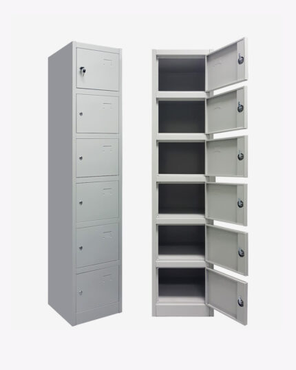 steel 6 doors locker cabinet