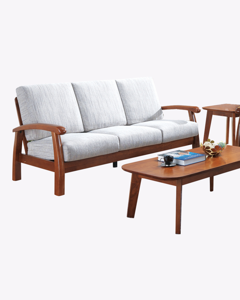 Solid Wooden Sofa Set