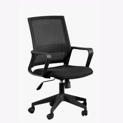 black office mesh chair