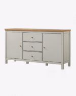 open 2 doors and 4 drawers sideboard