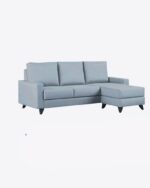 3 seater gray fabric sofa