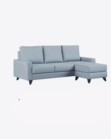 3 seater gray fabric sofa