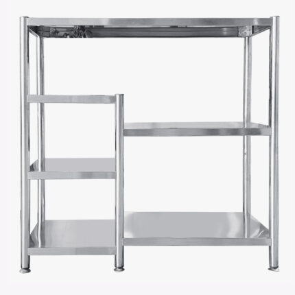 4 shelf stainless steel kitchen rack