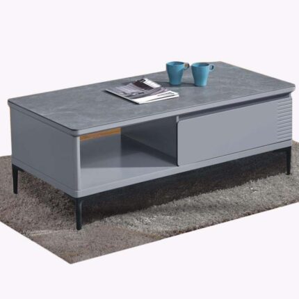 1 drawer dark gray coffee table
