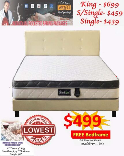 goodrest pocketed spring mattress
