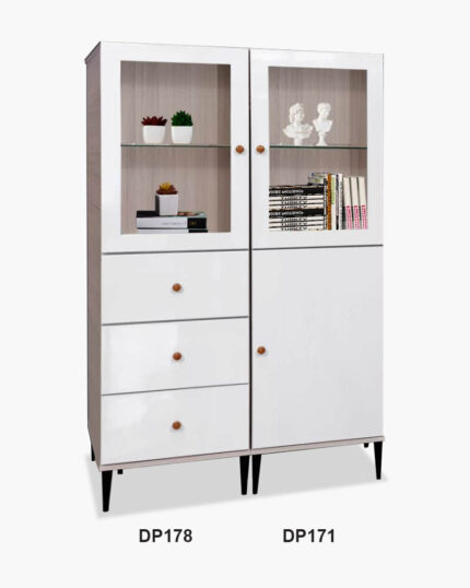 wooden white living room multipurpose cabinet furniture online in Singapore