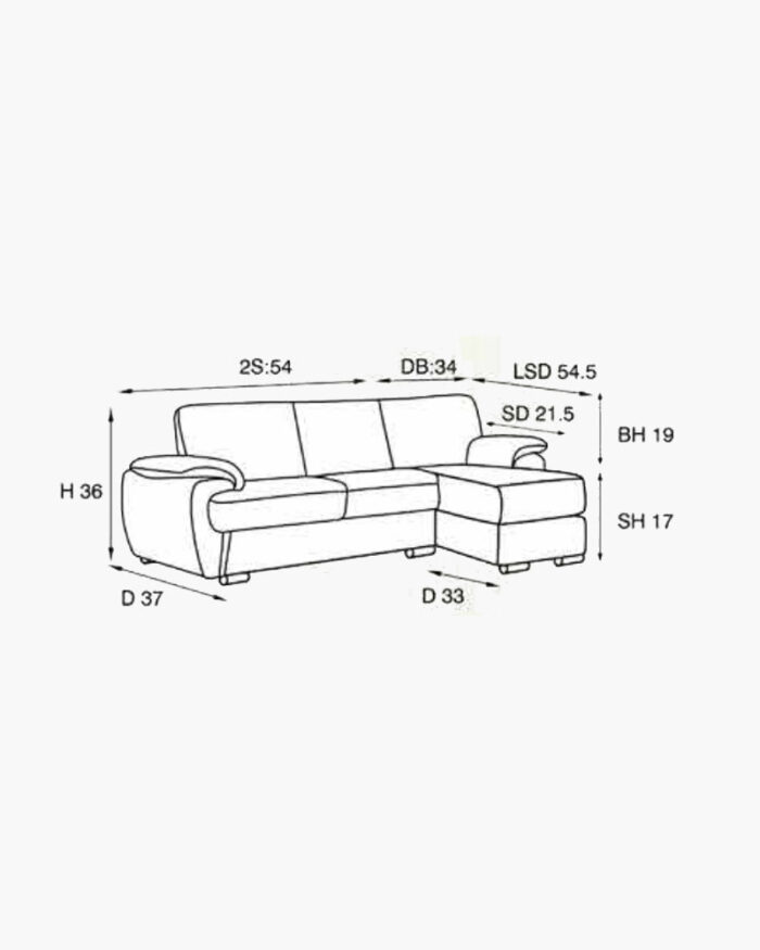 4-seater sofa dimensions