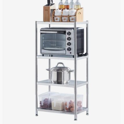 four layers stainless steel rack for kitchen